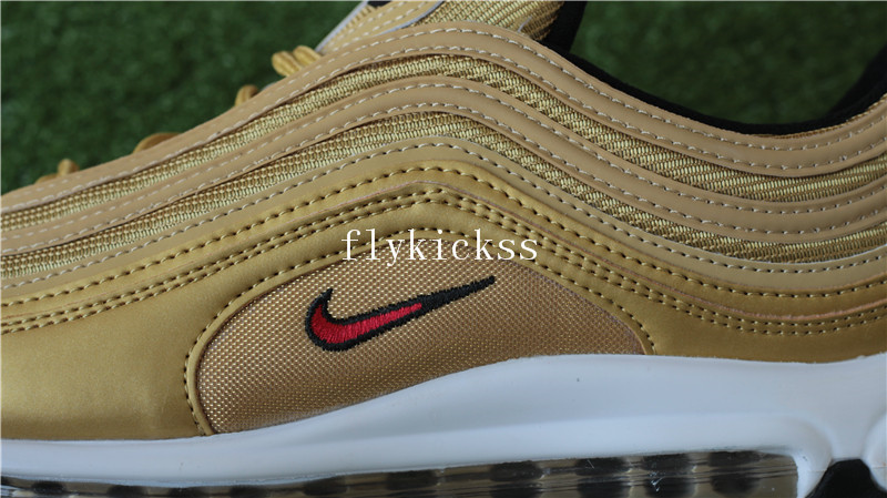 Authentic Nike Air Max 97 OG Gold Metallic Gold